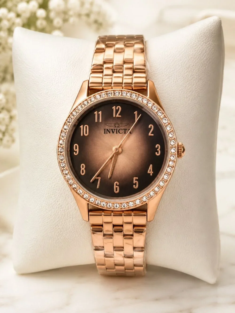 Invicta Celestial Women’s 30mm Rose Gold Crystal Watch-NWT